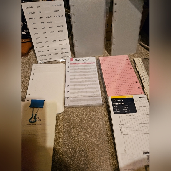 Filofax Personal Size Insert large bundle - Picture 12 of 13